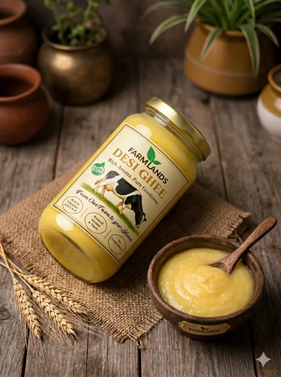 Pure Desi Ghee by Farmlands